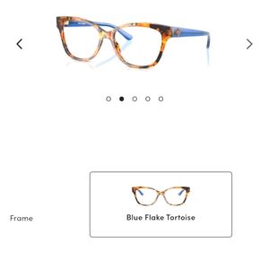 Tory Burch tortoise prescribed frames